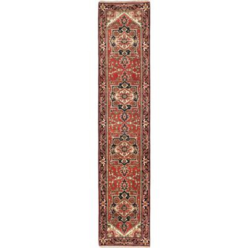Hand-knotted Batul Rug - 2 Ft. 7 In. x 12 Ft. 3 In.