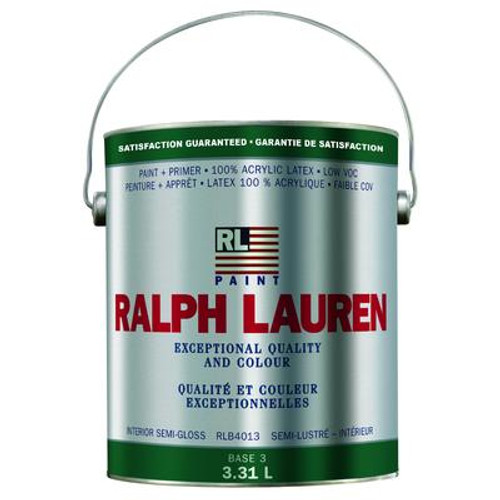 Ralph Lauren Interior Paint- Semi-Gloss- Base 3- Gallon