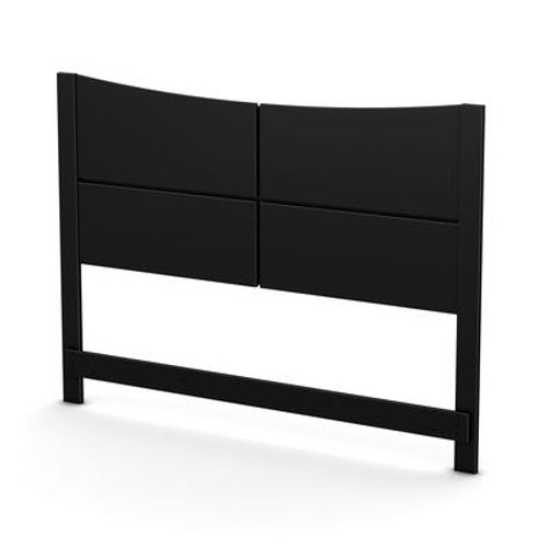 Majestic Queen Headboard (60 inch); Pure Black