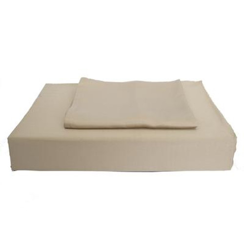 310TC Bamboo Solid Duvet Cover Set; Taupe; Double