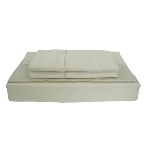 310TC Bamboo Solid Sheet Set; Sage; Double