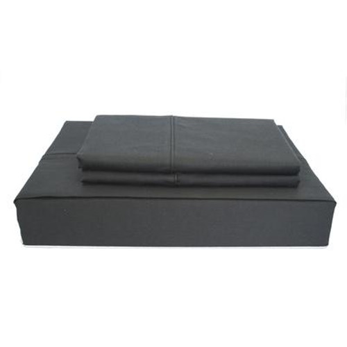 230TC Maxwell Sheet Set; Black; Twin