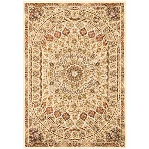 Persia Isfahan Cream Rug - 7 Ft. 10 In. x 11 Ft. 2 In.