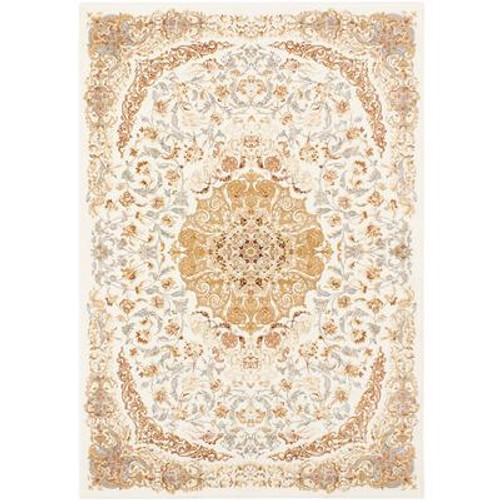 Persia Tabriz White Rug - 5 Ft. 3 In. x 7 Ft. 7 In.