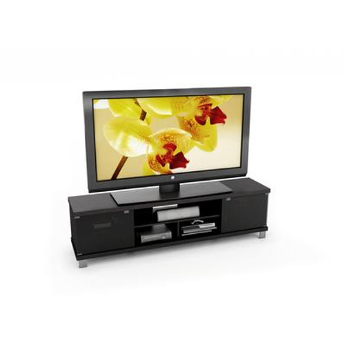 B-207-CHT Holland 70.75'' Extra Wide TV / Component Bench in Ravenwood Black