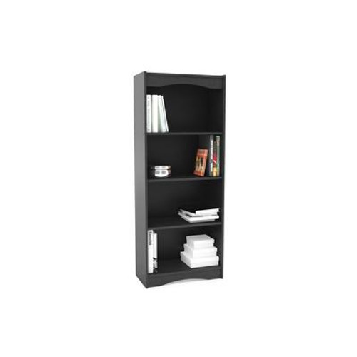 S-107-NHL Hawthorn 60'' Tall Bookcase Midnight Black