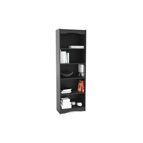 S-207-NHL Hawthorn 72'' Tall Bookcase in Midnight Black