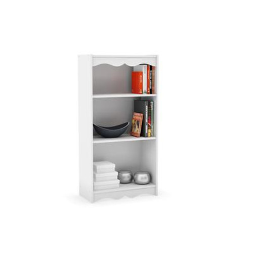 S-017-NHL Hawthorn 48'' Tall Bookcase in Frost White