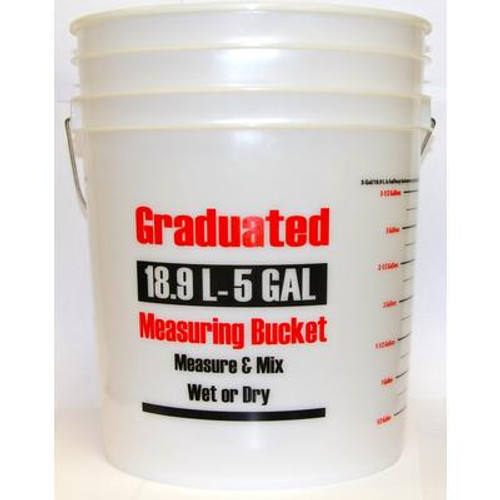 19L/5 Gallon - Graduated Measuring Bucket