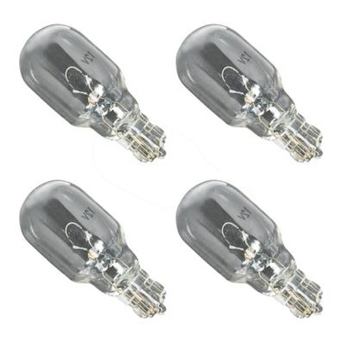 12V 11W Incandescent Wedge Bulbs - 4 per Card