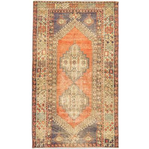 Hand-knotted Anadol Vintage Copper Rug - 3 Ft. 7 In. x 6 Ft. 0 In.