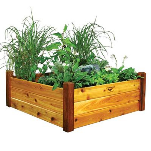 Raised Garden Bed 48x48x19 Safe Finish