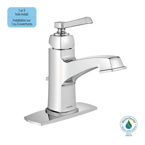 Boardwalk 1 Handle Lavatory Faucet - Chrome Finish