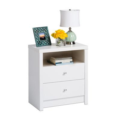 Calla Tall 2-Drawer Nightstand