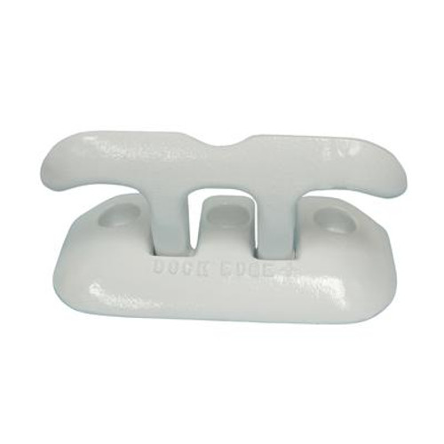 Aluminum Flip-Up Dock Cleat; 8 Inch White