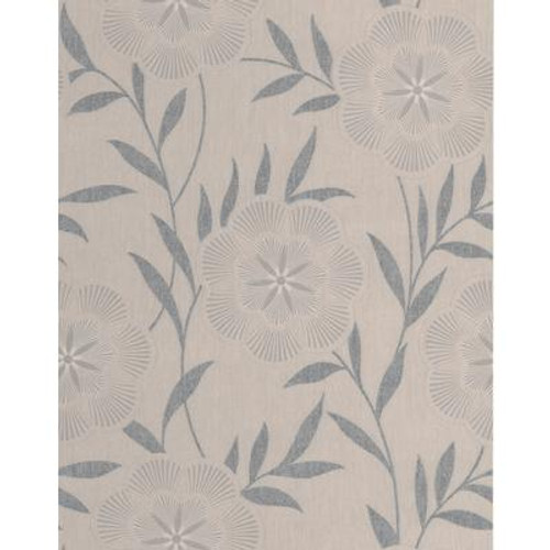 Flora Taupe Wallpaper Sample