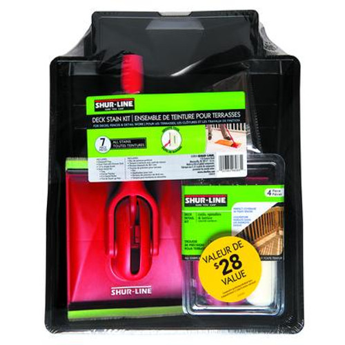 Shur-Line 7 Piece Deck Staining Kit