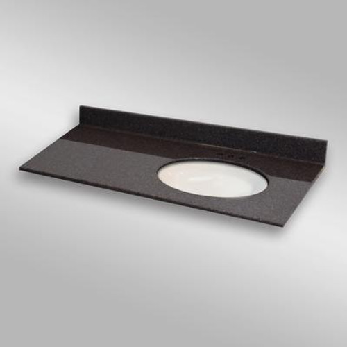 Undermount Oval Right Hand Basin; PG133 Espresso-49x22 In.