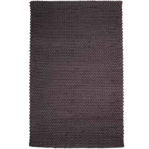 Black Faisal Area Rug 5 Feet X 8 Feet