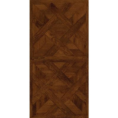 TrafficMASTER Allure 16 in. x 32 in. Chateau Parquet Dark Vinyl Tile Flooring (21.3 sq. ft. case)