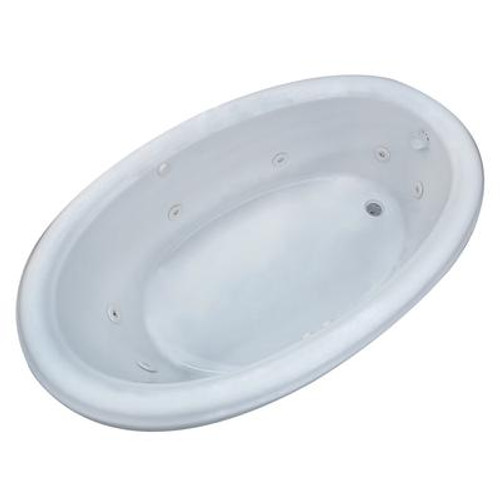 Topaz 42 X 70 Oval Whirlpool Jetted Bathtub