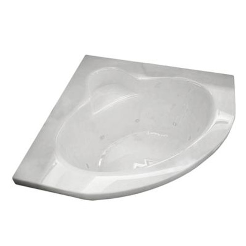 Jasper 60 X 60 Corner Whirlpool Jetted Bathtub