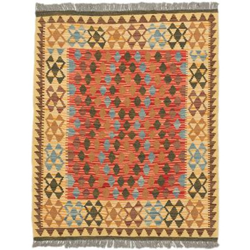 Hand woven Sivas Kilim - 3 Ft. x 3 Ft. 8 In.