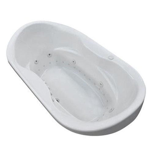 Ruby 41 x 70 Oval Air & Whirlpool Jetted Bathtub