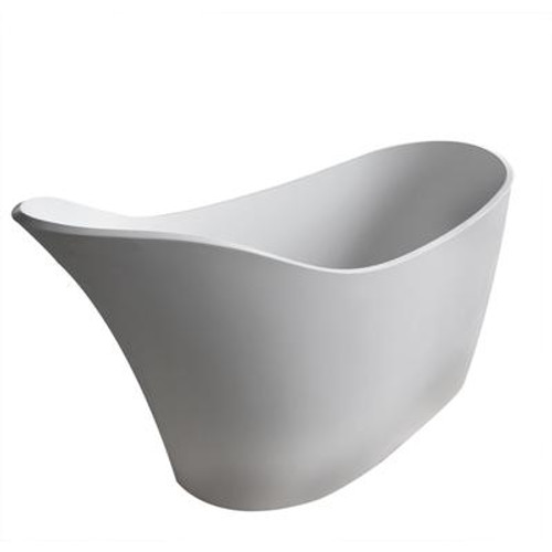 Curve Stone 30 x 67 Artificial Stone Freestanding Bathtub