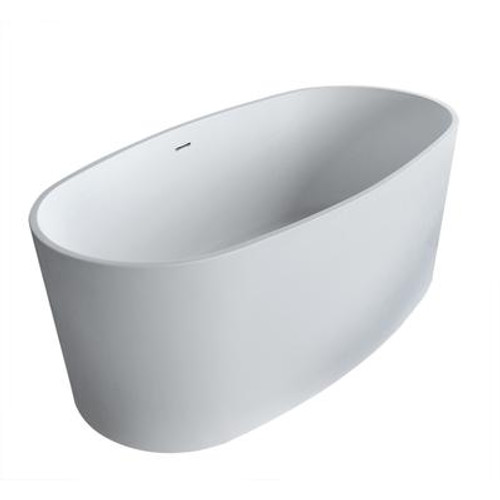 Spa Stone 32 x 62 Artificial Stone Freestanding Bathtub