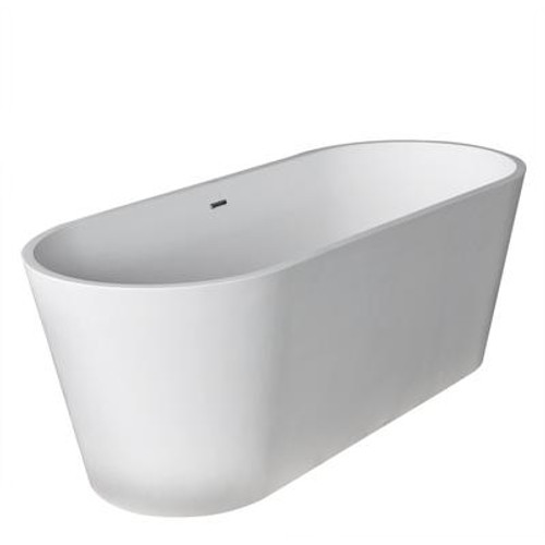 Heart Stone 28 x 67 Artificial Stone Freestanding Bathtub