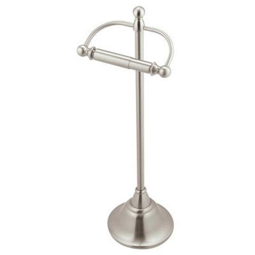 Sage Brushed Nickel Freestanding Paper Holder