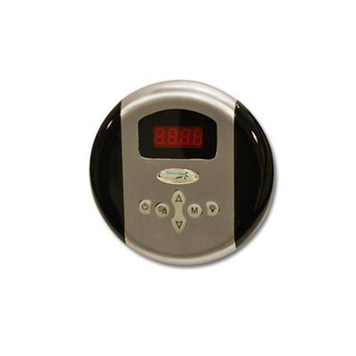 SteamSpa Programmable Control Panel with Presets in Brushed Nickel