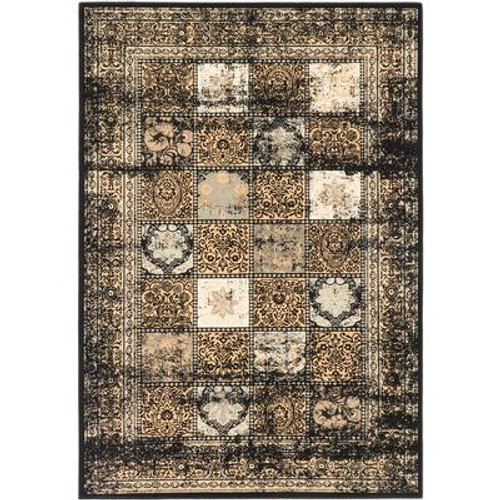 Shahrzad Versailles Black Rug - 3 Ft. 11 In. x 5 Ft. 3 In.