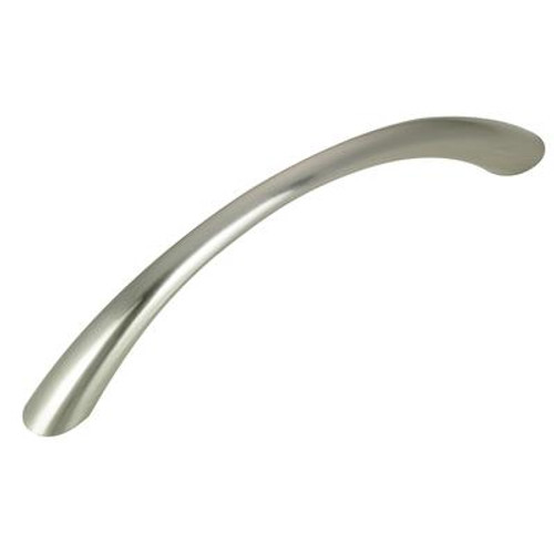 Contemporary Metal Pull - Brushed Nickel - 128 Mm C. To C.