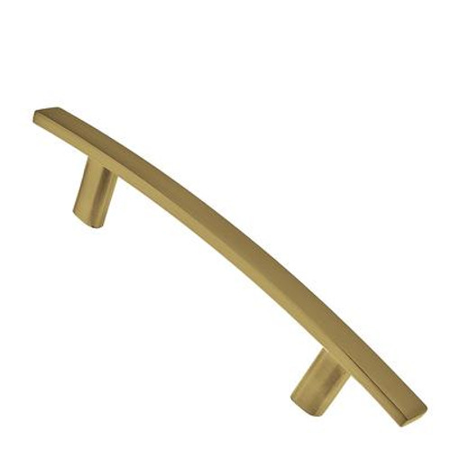 Contemporary Metal Pull - Satin Brass - 96 Mm C. To C.