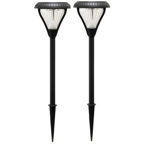 Premier Solar Warm-White LED Landscape Path And Garden Light - Set of 2