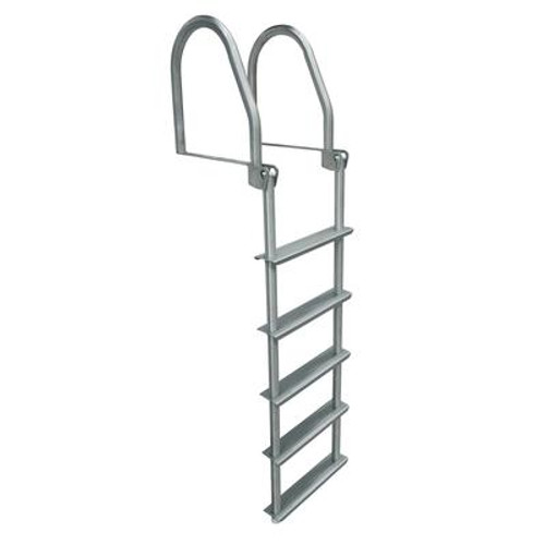 5 Step Stainless Steel Flip-Up Dock Ladder