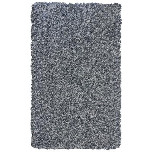 Grey Popcorn Shag Area Rug 8 Feet x 10 Feet