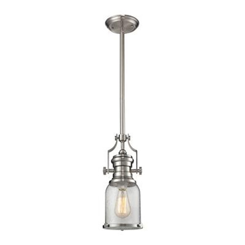 Chadwick 1 Light Pendant In Satin Nickel