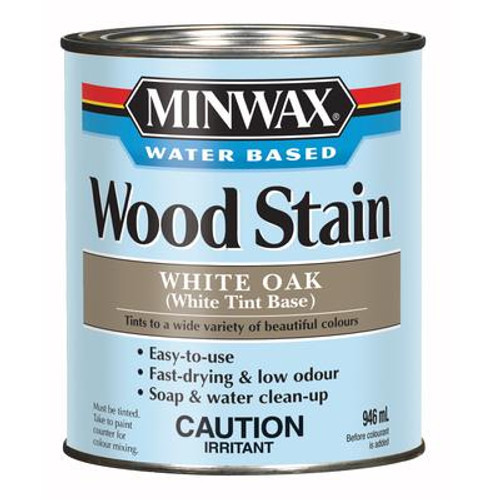 Water-Based Wood Stain; White Oak/White Base