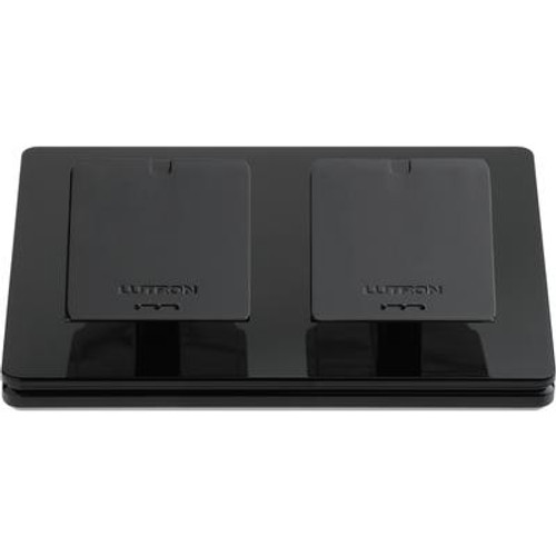 Lutron Caseta Dual TableTop Pedestal for Pico Remote Control; Black