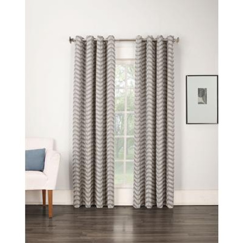 Claude Grommet 50 Inch X 84 Inch Grey