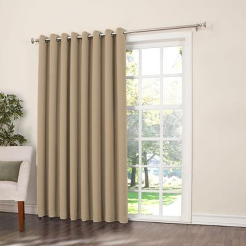 Griffin Grommet Room Darkening 54 Inch X 63 Inch  Taupe Panel