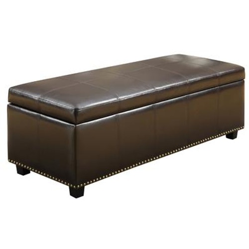 Kingsley Large Rectangular Storage Ottoman Bench