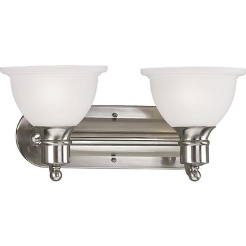 Madison Collection Brushed Nickel 2-light Wall Bracket