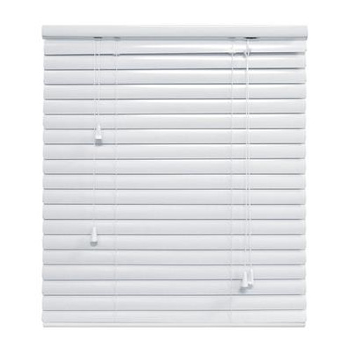 White 1 3/8 Inch.  Premium Aluminum Blind 18x72