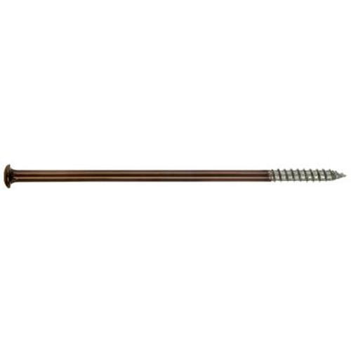 7 Inch. Gutter Screws Brown 10pcs