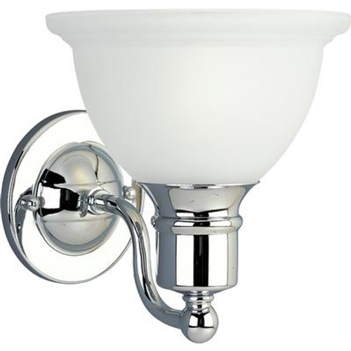 Madison Collection Polished Chrome 1-light Wall Bracket