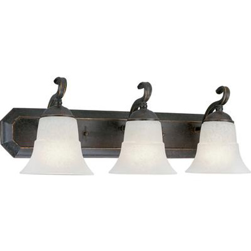 Melbourne Collection Espresso 3-light Wall Bracket